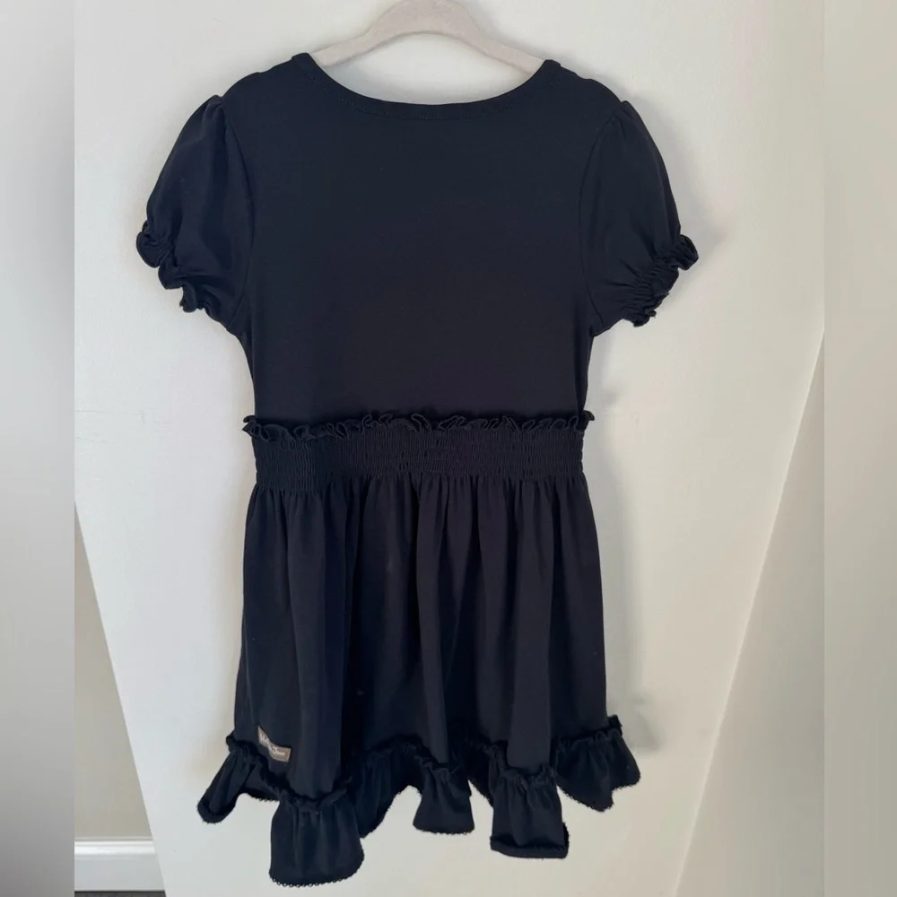 Matilda Jane Perfectly Paired Girls Black Dress Size 6Y